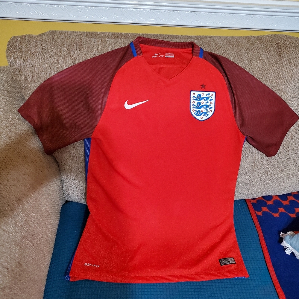 ENGLAND EUROS 2016 Away NIKE Jersey RAHEEM STERLING #7 Official Number ON BACK!.